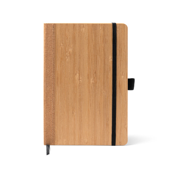 Libreta A5 con tapas de bambú y corcho | AUSTY (NB1327)
