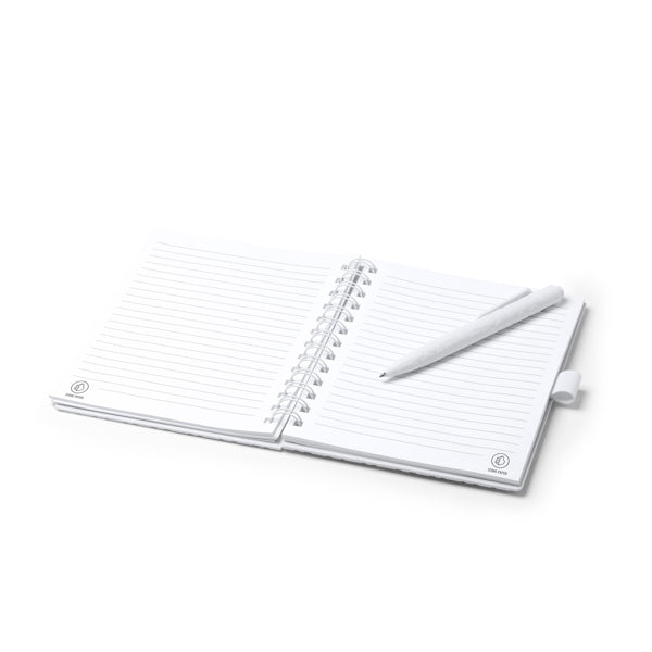 Libreta A5 realizada a base de estractos de piedra | DURAN (NB1334)