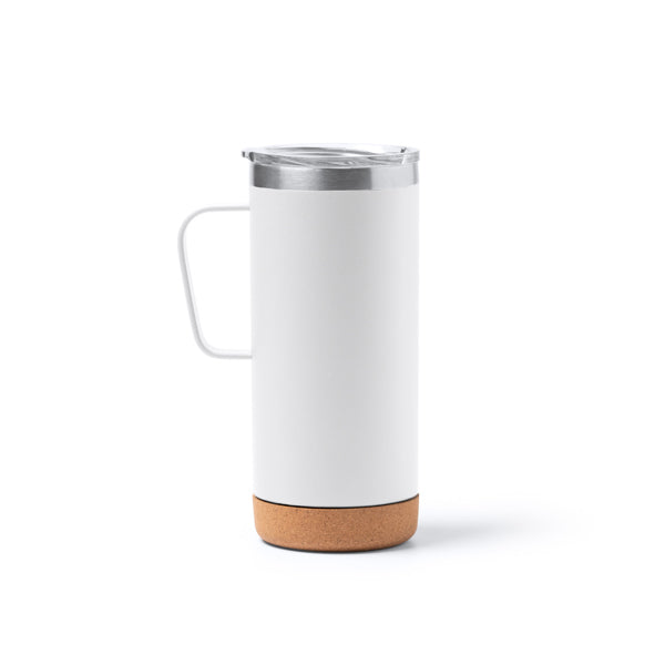 Taza de acero inoxidable reciclado de doble pared | BEYRON (TZ1368)