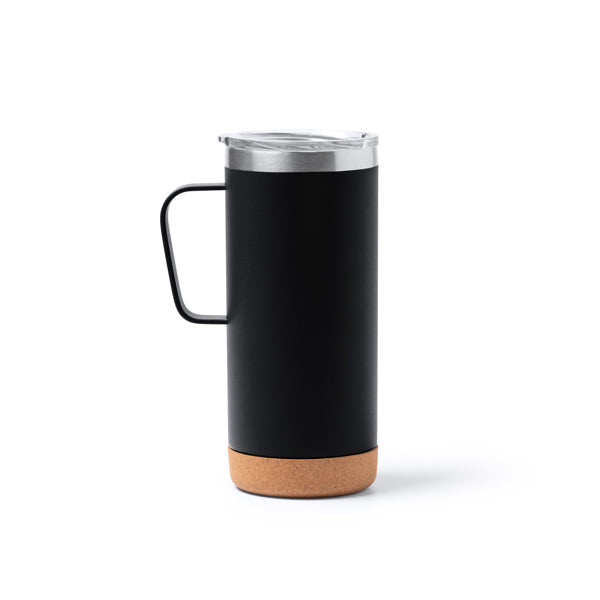 Taza de acero inoxidable reciclado de doble pared | BEYRON (TZ1368)
