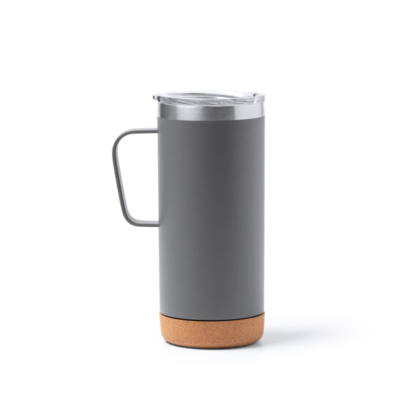 Taza de acero inoxidable reciclado de doble pared | BEYRON (TZ1368)