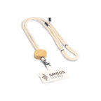 Lanyard portamóvil de algodón con detalle en | NIBIS (LY1398)
