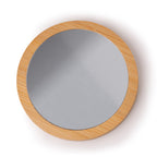 Espejo de bolsillo con base de bambú ideal para | MONDO (ES1487)