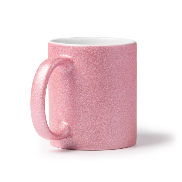 Taza de cerámica con efecto purpurina diseñada | FIONA (TZ1508)