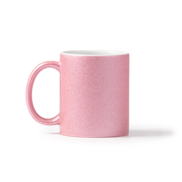 Taza de cerámica con efecto purpurina diseñada | FIONA (TZ1508)