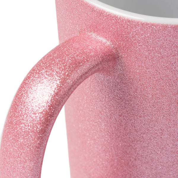 Taza de cerámica con efecto purpurina diseñada | FIONA (TZ1508)