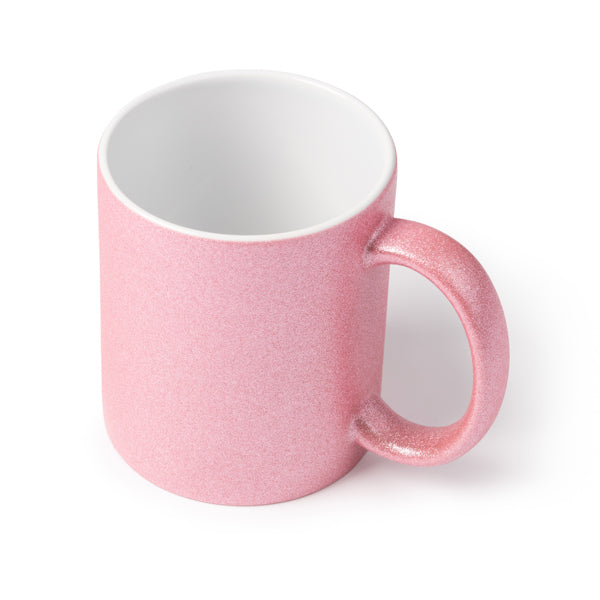 Taza de cerámica con efecto purpurina diseñada | FIONA (TZ1508)