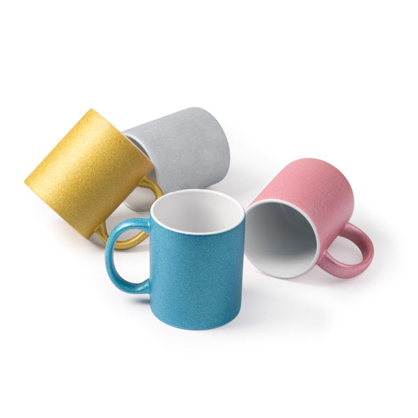 Taza de cerámica con efecto purpurina diseñada | FIONA (TZ1508)