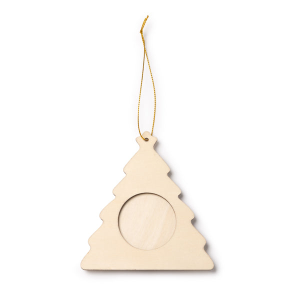Adorno portafotos navideño de madera con | FILEY (XM1511)