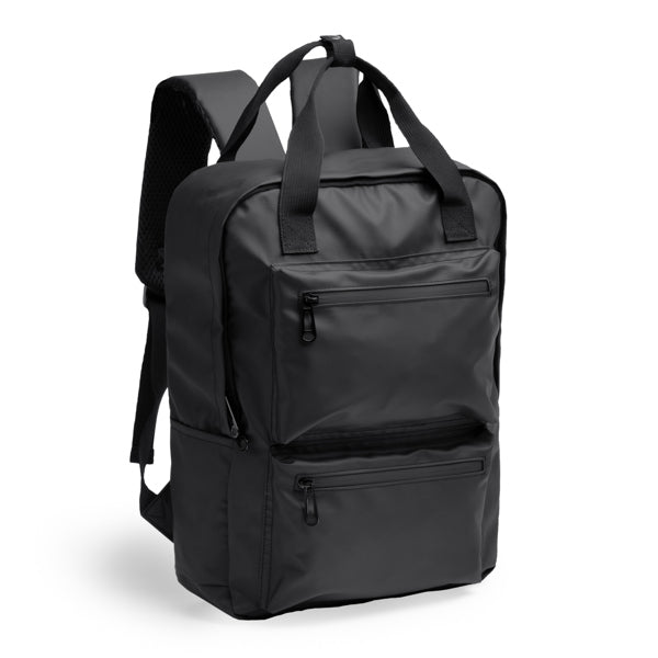 Mochila realizada en PU Leather, con asas | RUSEL (MO1527)