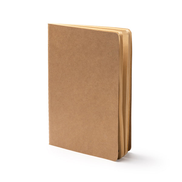 Libreta A5 con portada rígida de cartón reciclado | BORGES (NB1532)