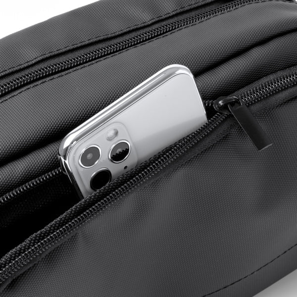 Neceser de PU Leather con doble compartimento y | LOMIX (NE1533)