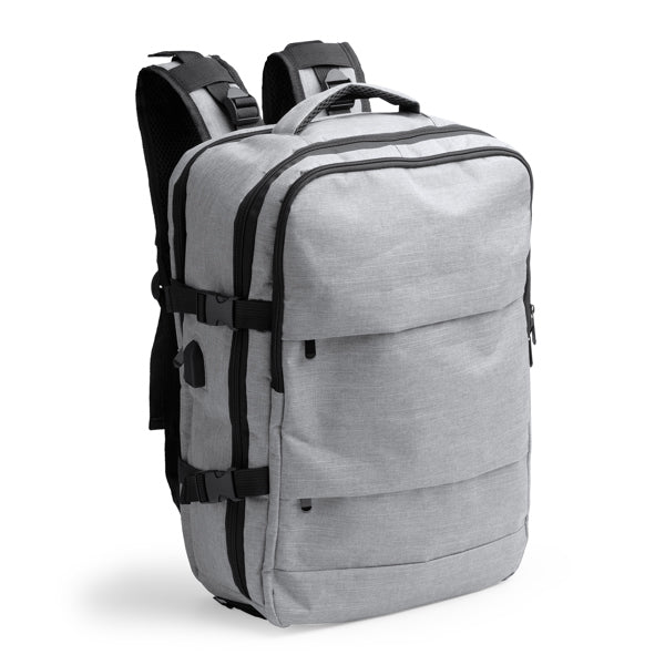 Mochila de viaje realizada en poliéster reciclado | MARGOT (MO1534)