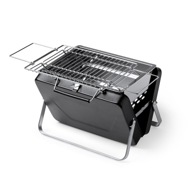 Barbacoa portátil para carbón realizada en acero | RULOT (BQ1544)