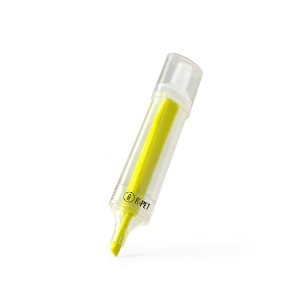 Marcador amarillo flúor realizado en plástico | ALBION (HW1546)