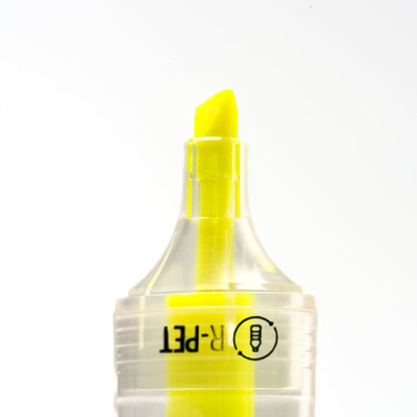 Marcador amarillo flúor realizado en plástico | ALBION (HW1546)