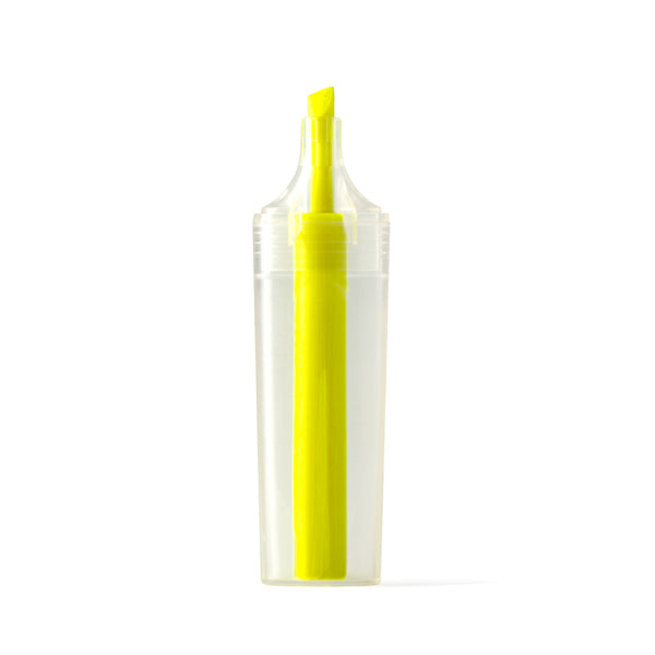 Marcador amarillo flúor realizado en plástico | ALBION (HW1546)