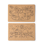 Set de puzzles elaborados con cartón reciclado | ZEON (JU1564)