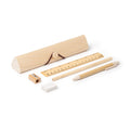 Set de escritura de madera natural presentado en | SAKIS (ET1571)