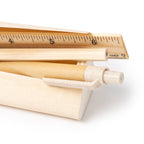 Set de escritura de madera natural presentado en | SAKIS (ET1571)