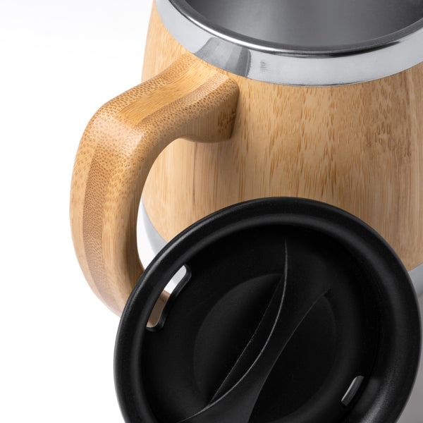 Taza de acero inoxidable 304 de doble pared con | MARLY (TZ1585)