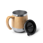 Taza de acero inoxidable 304 de doble pared con | MARLY (TZ1585)