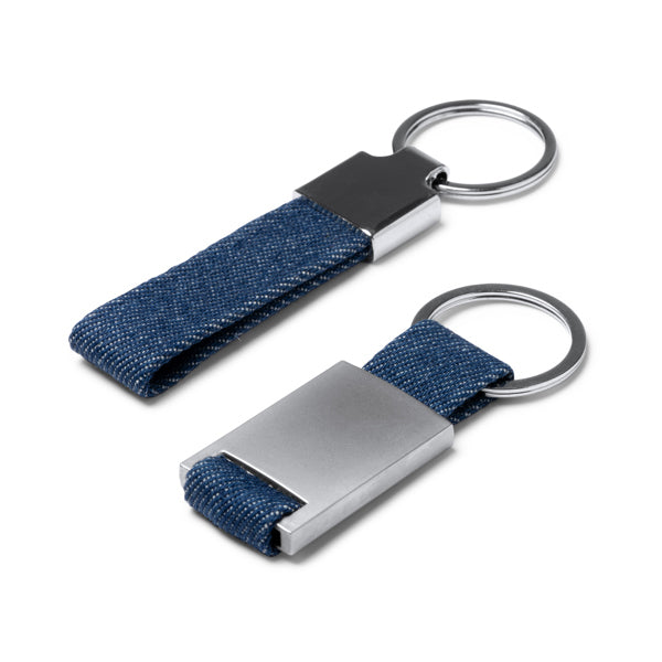 Llavero de forma rectangular realizado en tejido | BRADY (KO1593)