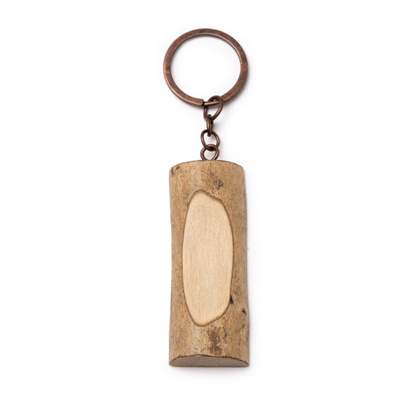 Llavero tronco de madera con hendidura | TELMON (KO1606)