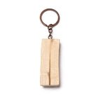 Llavero tronco de madera con hendidura | TELMON (KO1606)