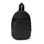 Mochila bandolera de PU Leather, combina | GIBONS (BO1609)