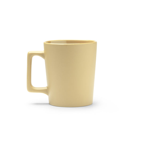Taza de cerámica de diseño y con asa grande | DUNLOK (TZ1614)