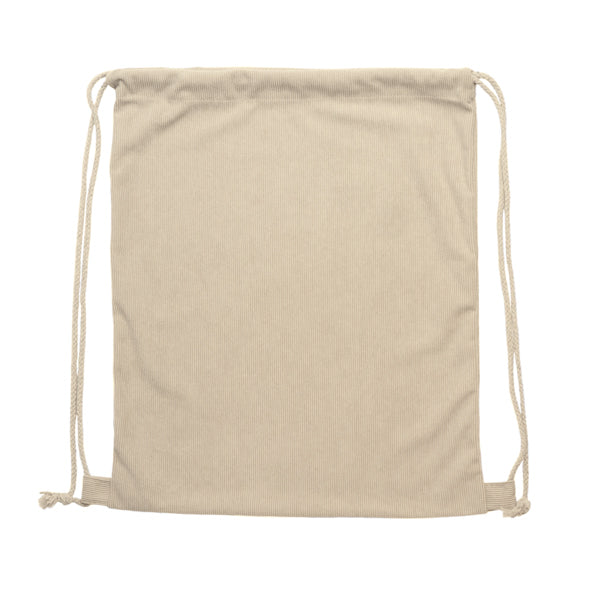Mochila de cuerdas realizada en tejido de pana, | MASUR (MO1620)