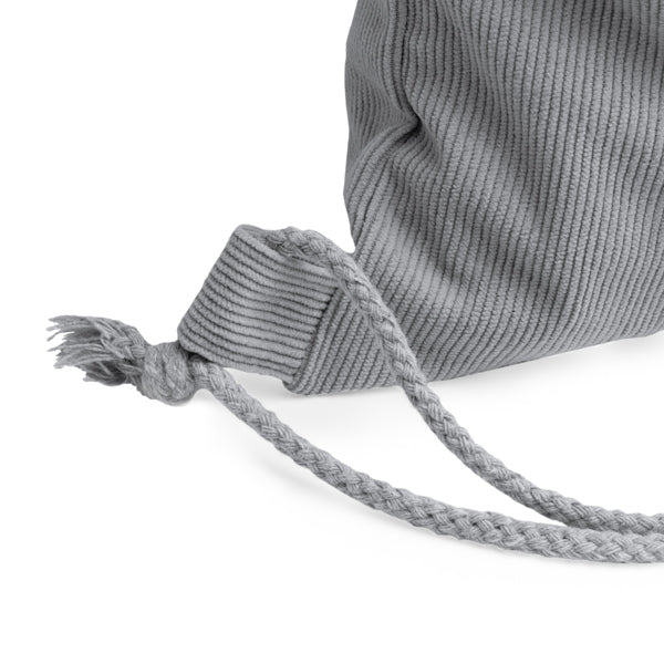 Mochila de cuerdas realizada en tejido de pana, | MASUR (MO1620)