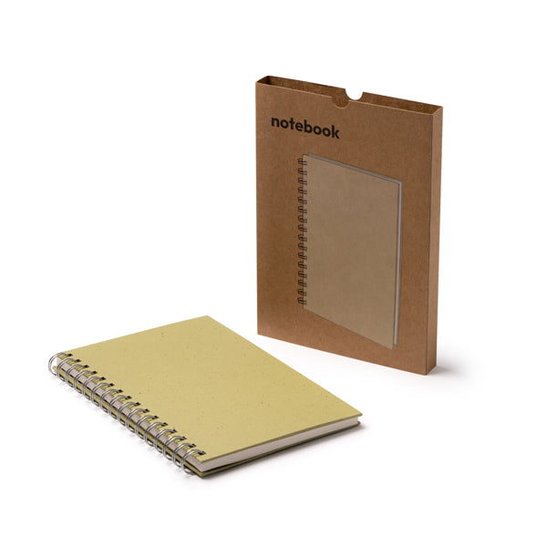Libreta A5 realizada en cartón reciclado de briks | RANIC (NB1625)