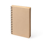 Libreta A5 con portada rígida de cartón reciclado | NUSAX (NB1627)