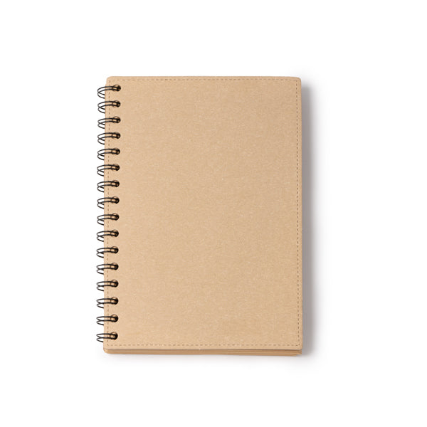 Libreta A5 con portada rígida de cartón reciclado | NUSAX (NB1627)