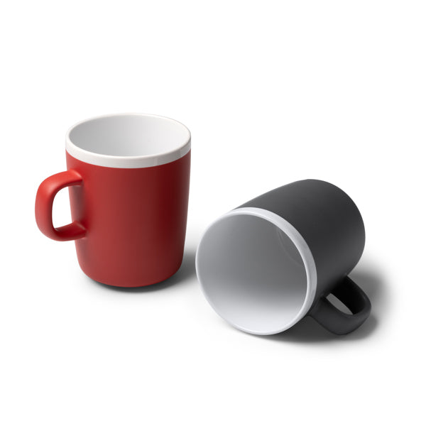 La taza de cerámica en acabado mate, combinada en | CARTUX (TZ1639)