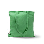Bolsa plegable de algodón reciclado de 120 g/m² a | PLIKA (BO1652)