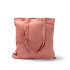 Bolsa plegable de algodón reciclado de 120 g/m² a | PLIKA (BO1652)
