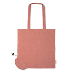 Bolsa plegable de algodón reciclado de 120 g/m² a | PLIKA (BO1652)