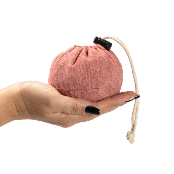 Bolsa plegable de algodón reciclado de 120 g/m² a | PLIKA (BO1652)