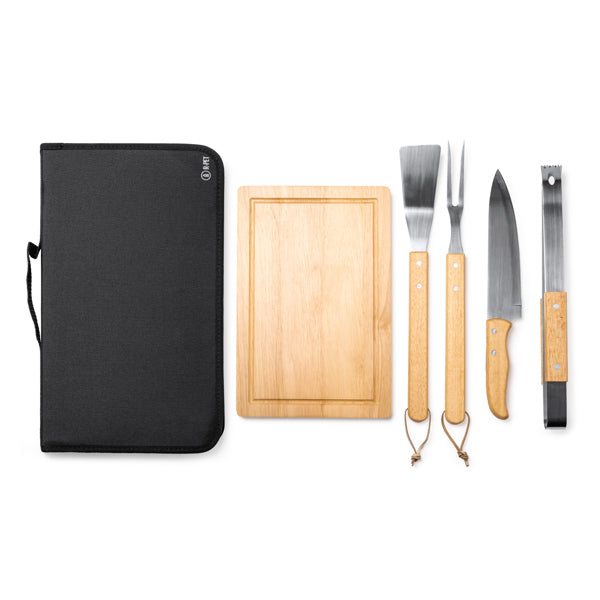 Set para barbacoa con 4 accesorios elaborados en | WEBEK (MJ1656)