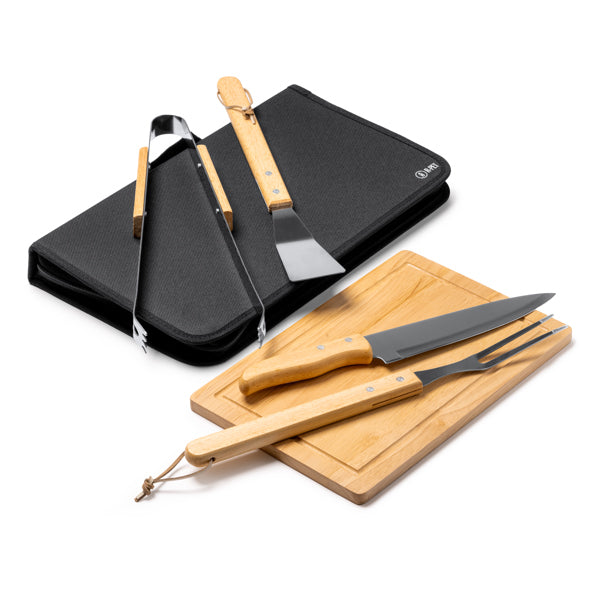 Set para barbacoa con 4 accesorios elaborados en | WEBEK (MJ1656)
