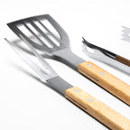 Set para barbacoa con 3 accesorios elaborados en | CADAK (MJ1657)