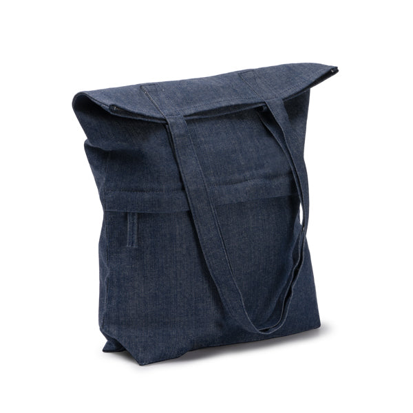Bolsa realizada en tejido vaquero reciclado con | KIRK (BO1662)