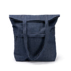 Bolsa realizada en tejido vaquero reciclado con | KIRK (BO1662)