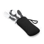 Set de cubiertos plegables de acero inoxidable | TINKER (CU1674)