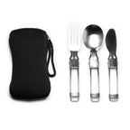 Set de cubiertos plegables de acero inoxidable | TINKER (CU1674)