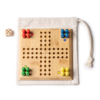 Juego de parchís realizado en bambú | SISCAR (JU1683)