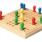 Juego de parchís realizado en bambú | SISCAR (JU1683)